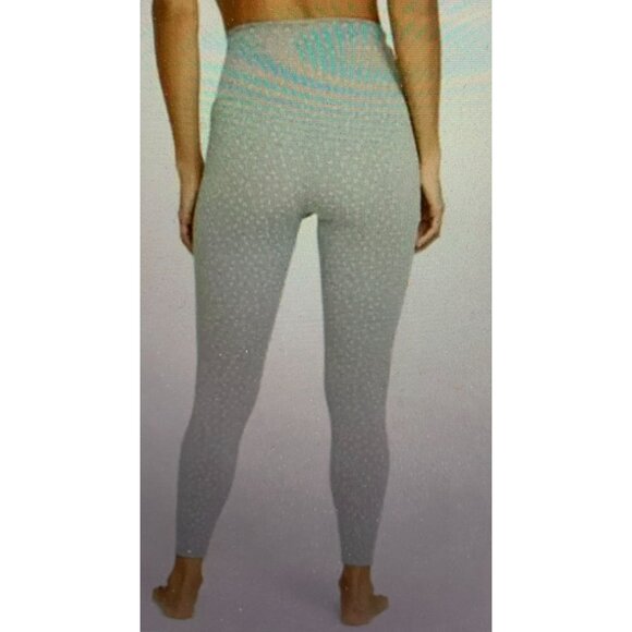 Nike Dri Fit Womens Size Small Twist Waist Gray Polka Dot Legging Criss Cross Wa - Picture 4 of 6